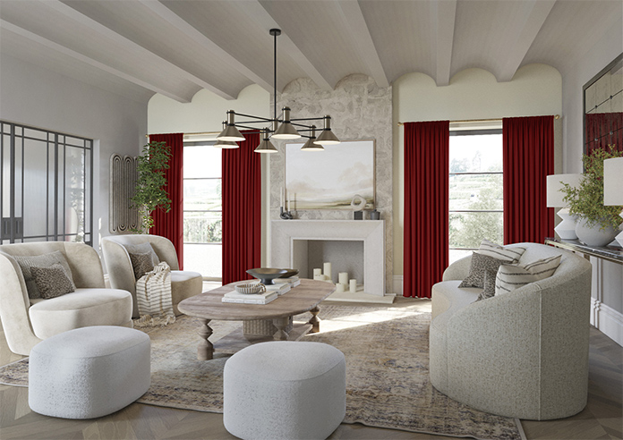 Windermere, Merlot - Made to Measure Curtains - Image 7